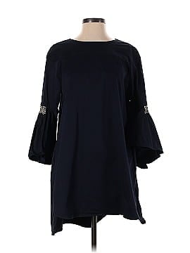 Teija Embroidered Fluted Sleeve Dress (view 1)