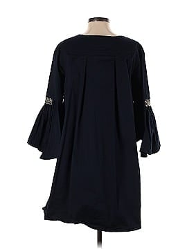Teija Embroidered Fluted Sleeve Dress (view 2)