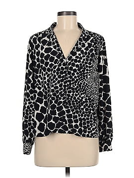 Topshop Long Sleeve Blouse (view 1)