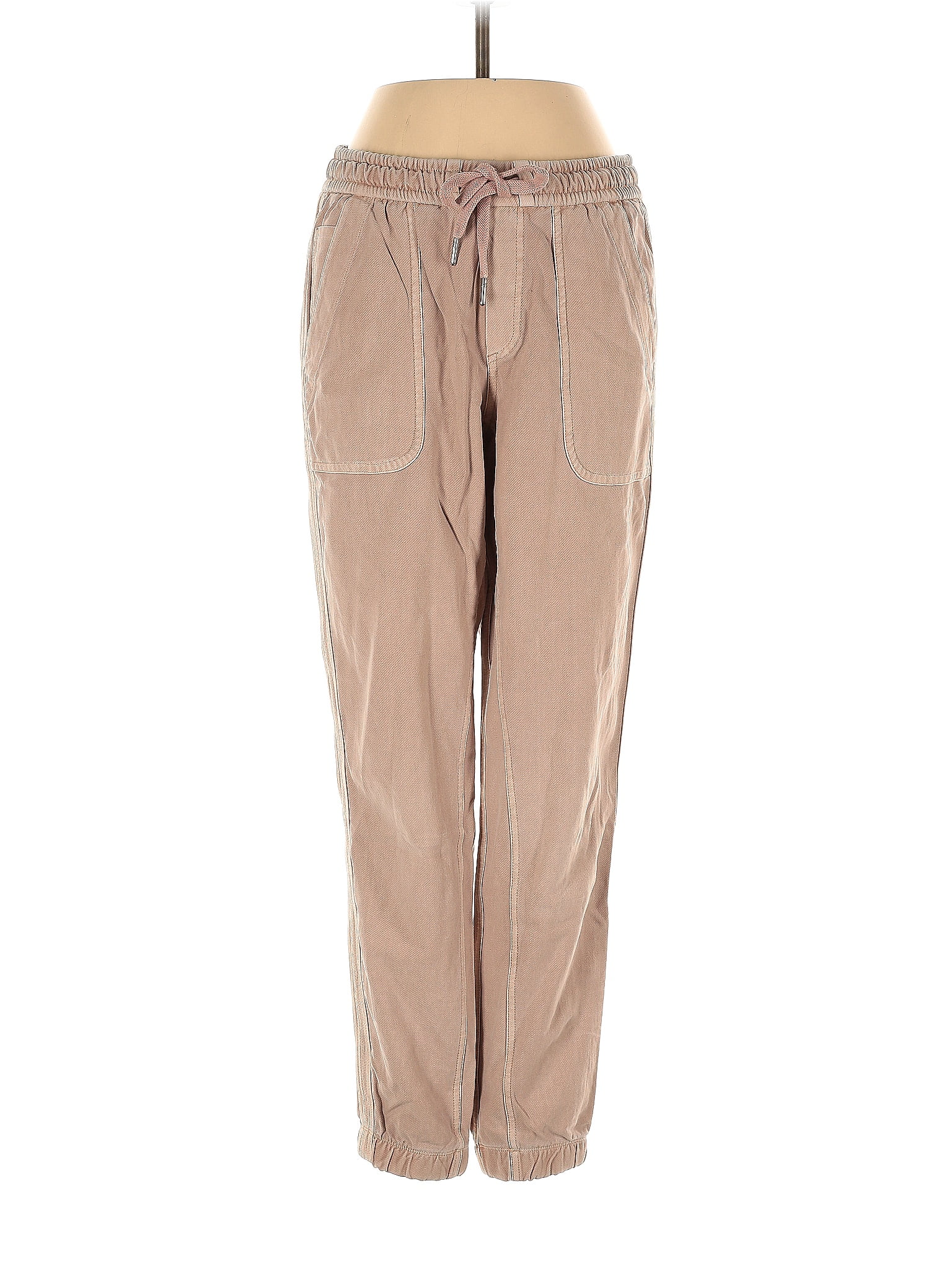 Athleta Solid Tan Active Pants Size 0 - 61% off