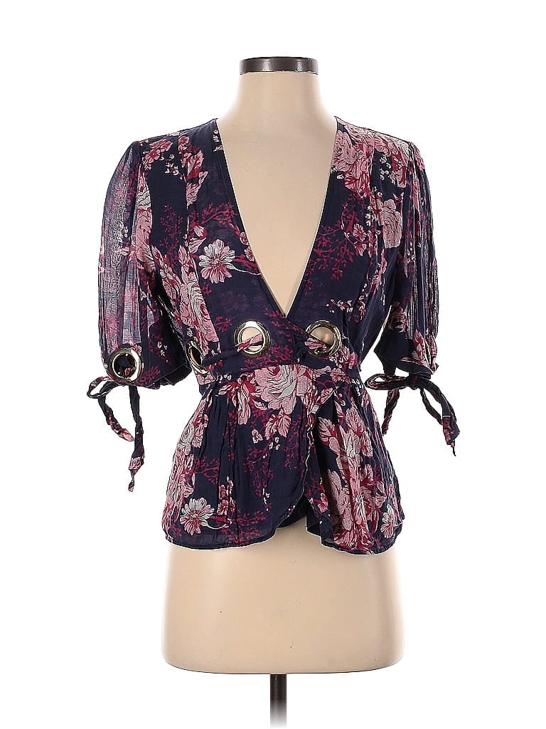 Alice McCall Purple Only Everything Blouse Size 8 - photo 1