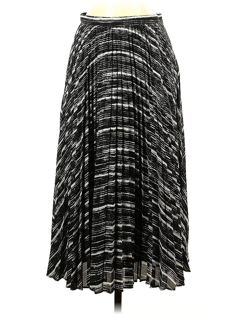 Banana Republic 100% Polyester Multi Color Silver Casual Skirt Size 4 ...
