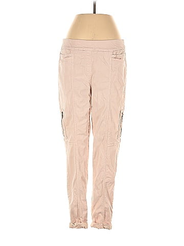 So Slimming by Chico's Solid Pink Cargo Pants Size Sm (0.5) - 76% off