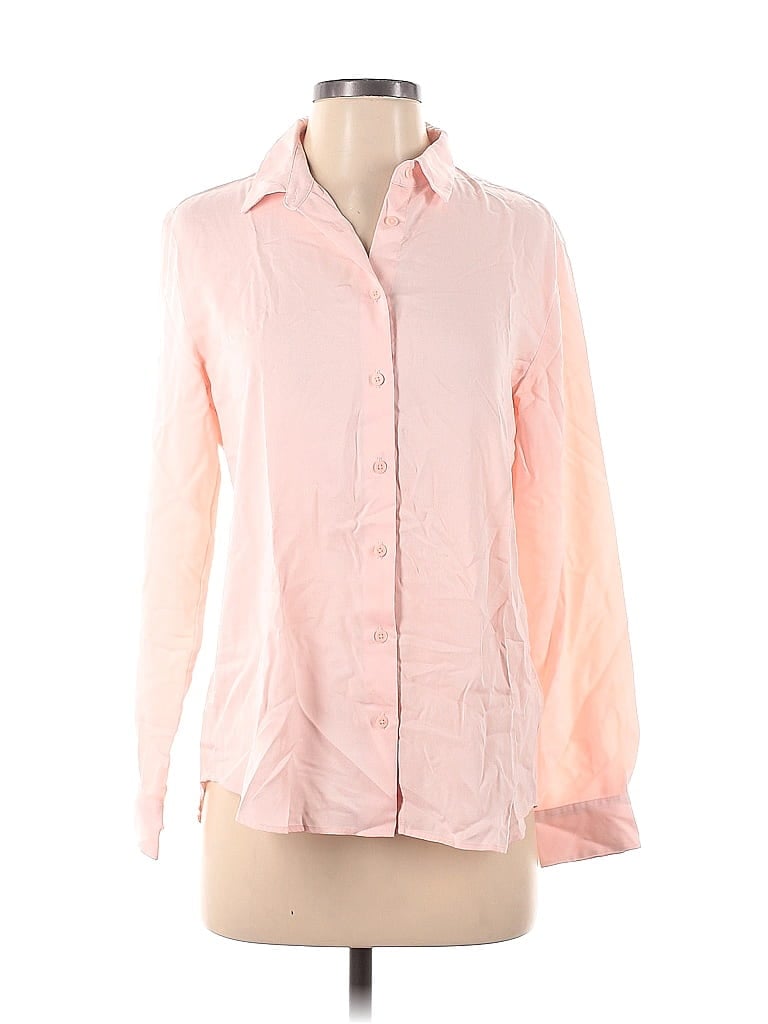 Uniqlo Pink Long Sleeve Button-Down Shirt Size S - 57% off | thredUP