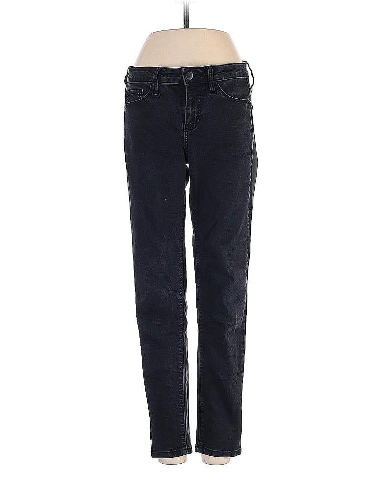 CALVIN KLEIN JEANS Solid Black Blue Jeans 27 Waist - 67% off | thredUP