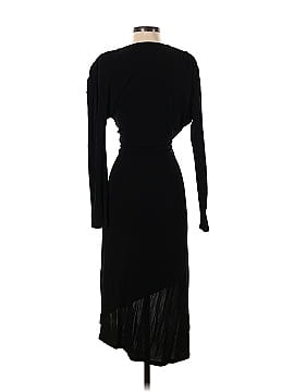 Atlein Black Long Sleeve Ruched Dress (view 2)