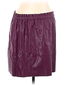 Ann Taylor LOFT Outlet Faux Leather Skirt (view 1)