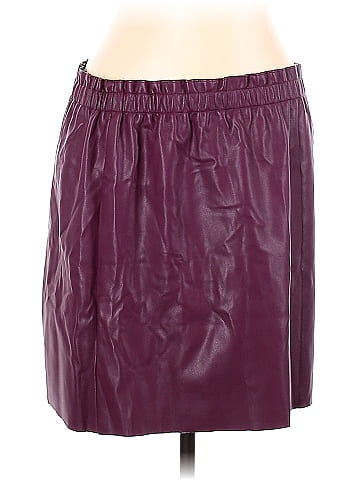 Ann Taylor LOFT Outlet Faux Leather Skirt (view 1)