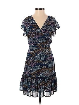 Slate & Willow Confetti Printed Flutter Sleeve Dress (view 1)