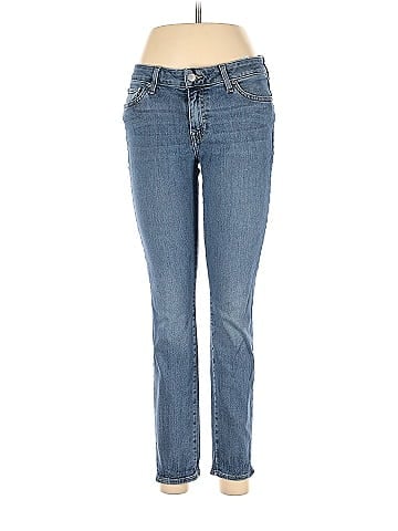 Lucky Brand Solid Blue Jeans 28 Waist - 69% off