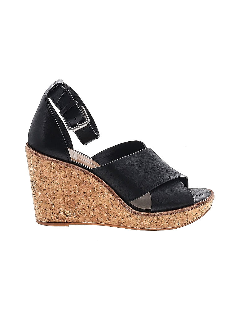 dolce vita black wedges