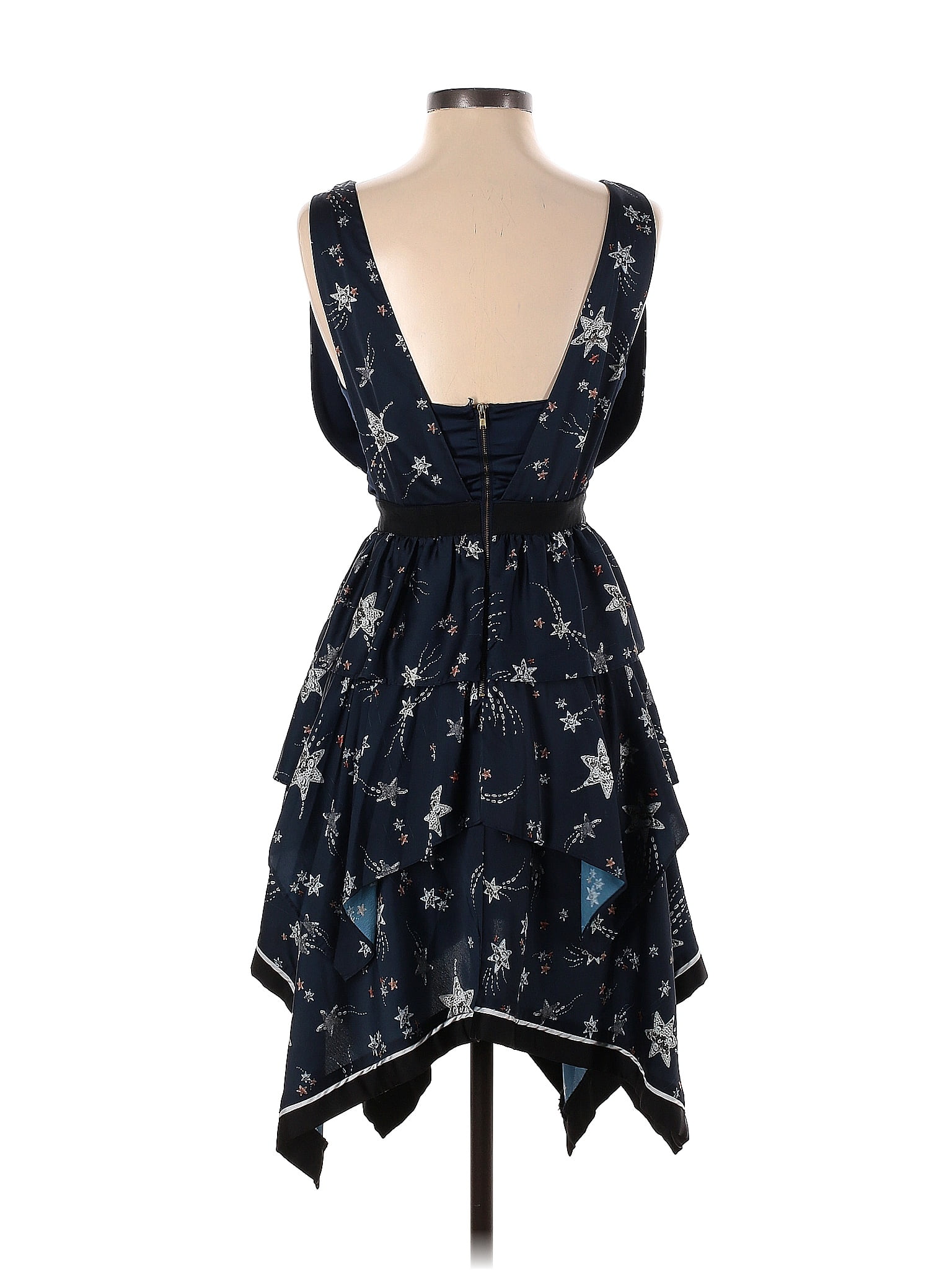 Self portrait star handkerchief dress store