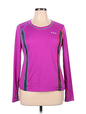 Fila shirt best sale womens purple