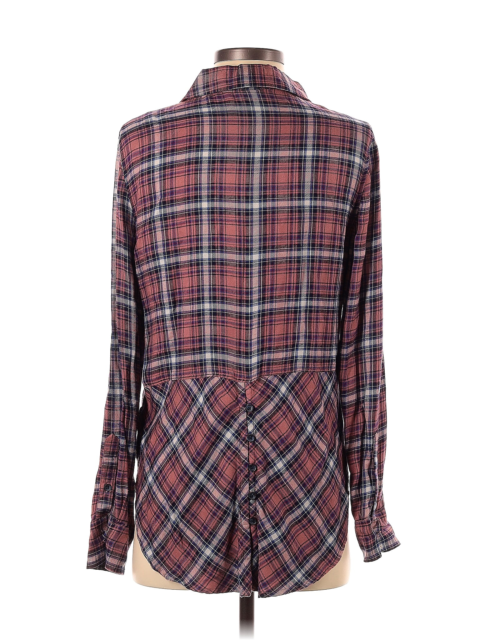 Lucky Brand Women's Plus-Size Bungalow Flannel Shirt, Red Plaid