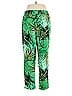 SOHO Apparel Ltd Tortoise Baroque Print Graphic Tropical Animal Print Green Casual Pants Size L - photo 2
