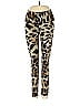 Noli Leopard Print Tortoise Animal Print Zebra Print Gold Active Pants Size XS - photo 1