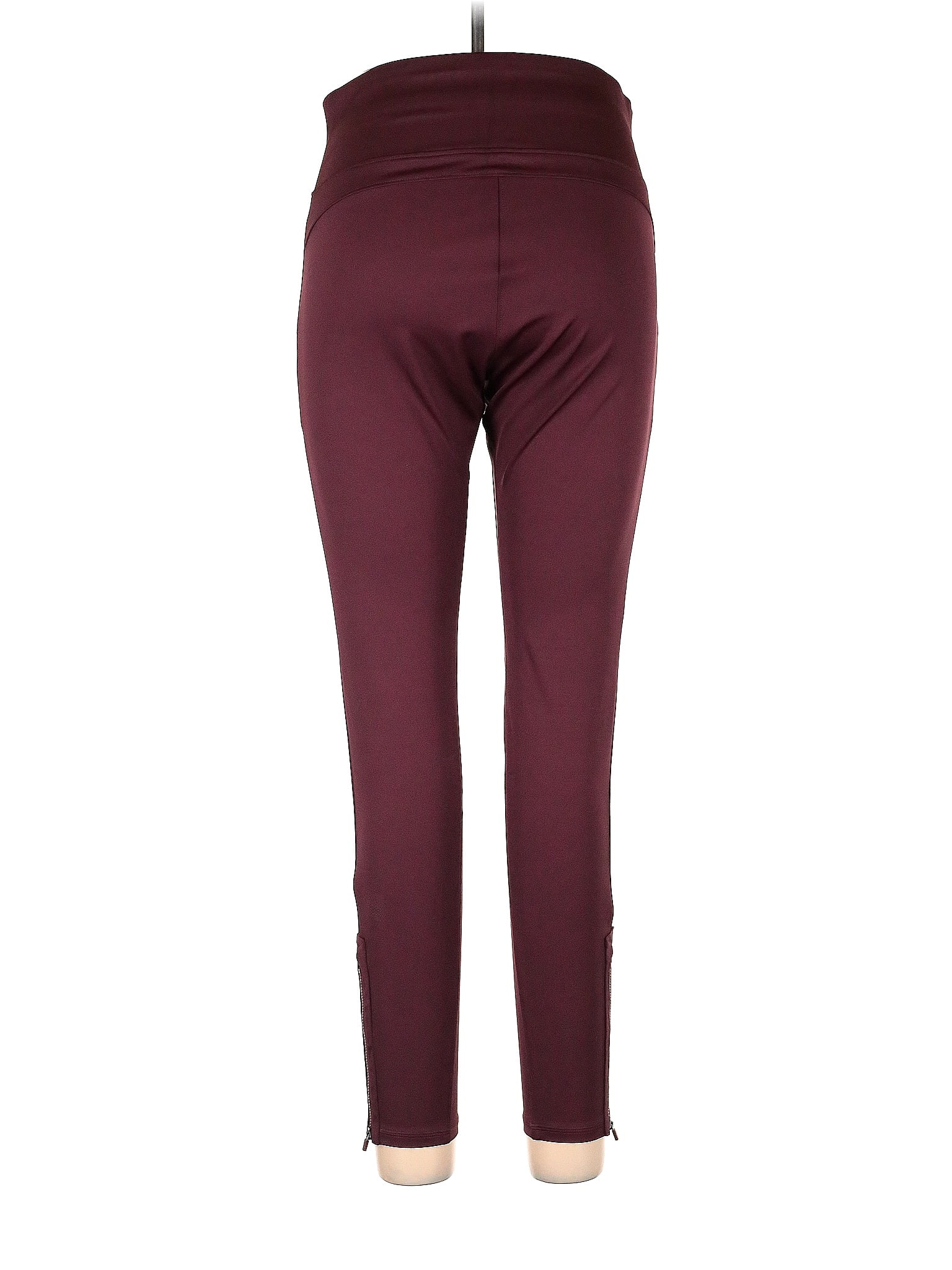 FLX Solid Maroon Burgundy Leggings Size XL - 59% off