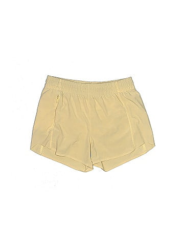 Yellow athletic hot sale shorts womens