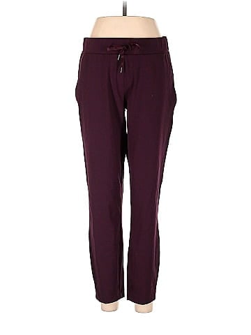 Tuff Athletics Solid Maroon Burgundy Active Pants Size M - 52% off