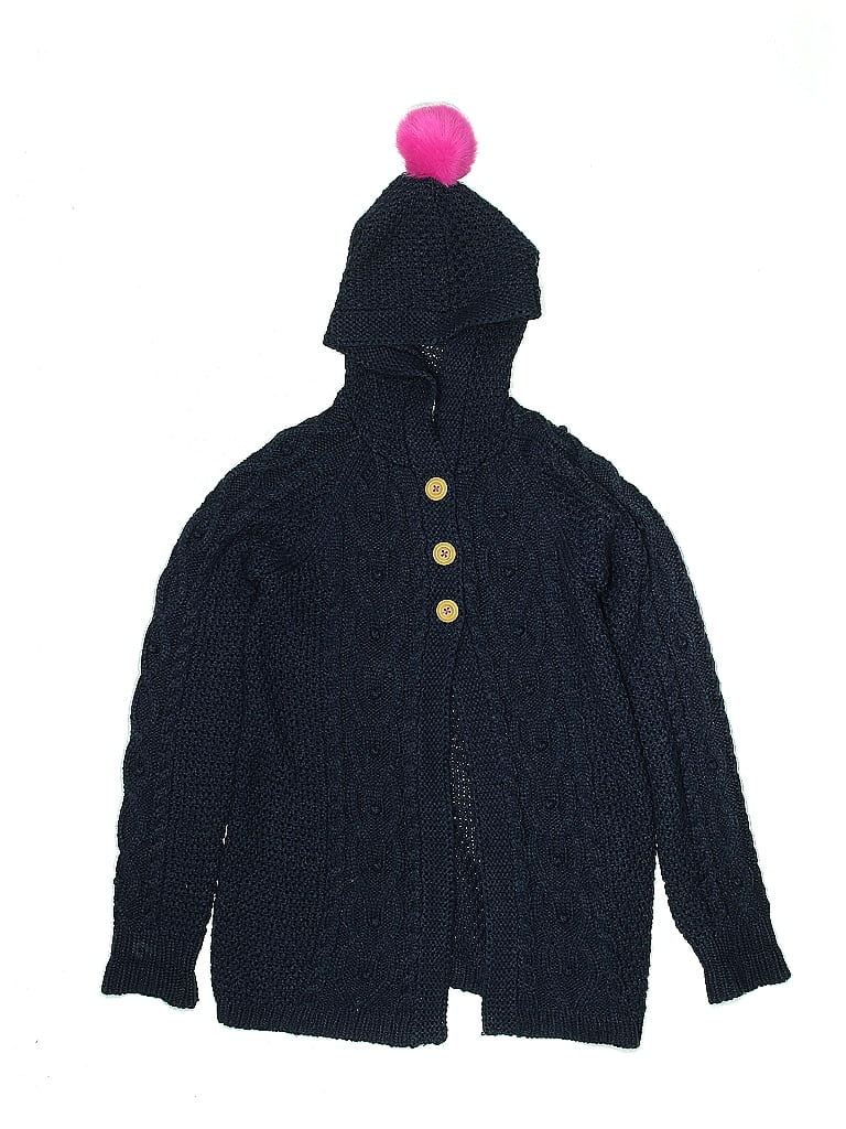 Mini Boden 100 Acrylic Solid Blue Cardigan Size 9 10 40 off thredUP