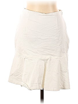 Thakoon Collective White Denim Flare Skirt (view 1)