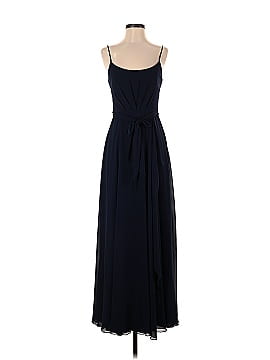 Amsale Navy Campbell Gown (view 1)