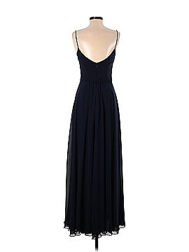 Amsale Navy Campbell Gown (view 2)