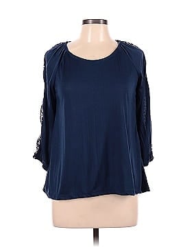 New York Laundry 3/4 Sleeve Blouse (view 1)