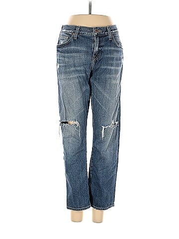 Lucky Brand Solid Blue Jeans Size 4 - 66% off