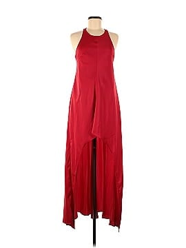 KAUFMANFRANCO Red High Low Gown (view 1)