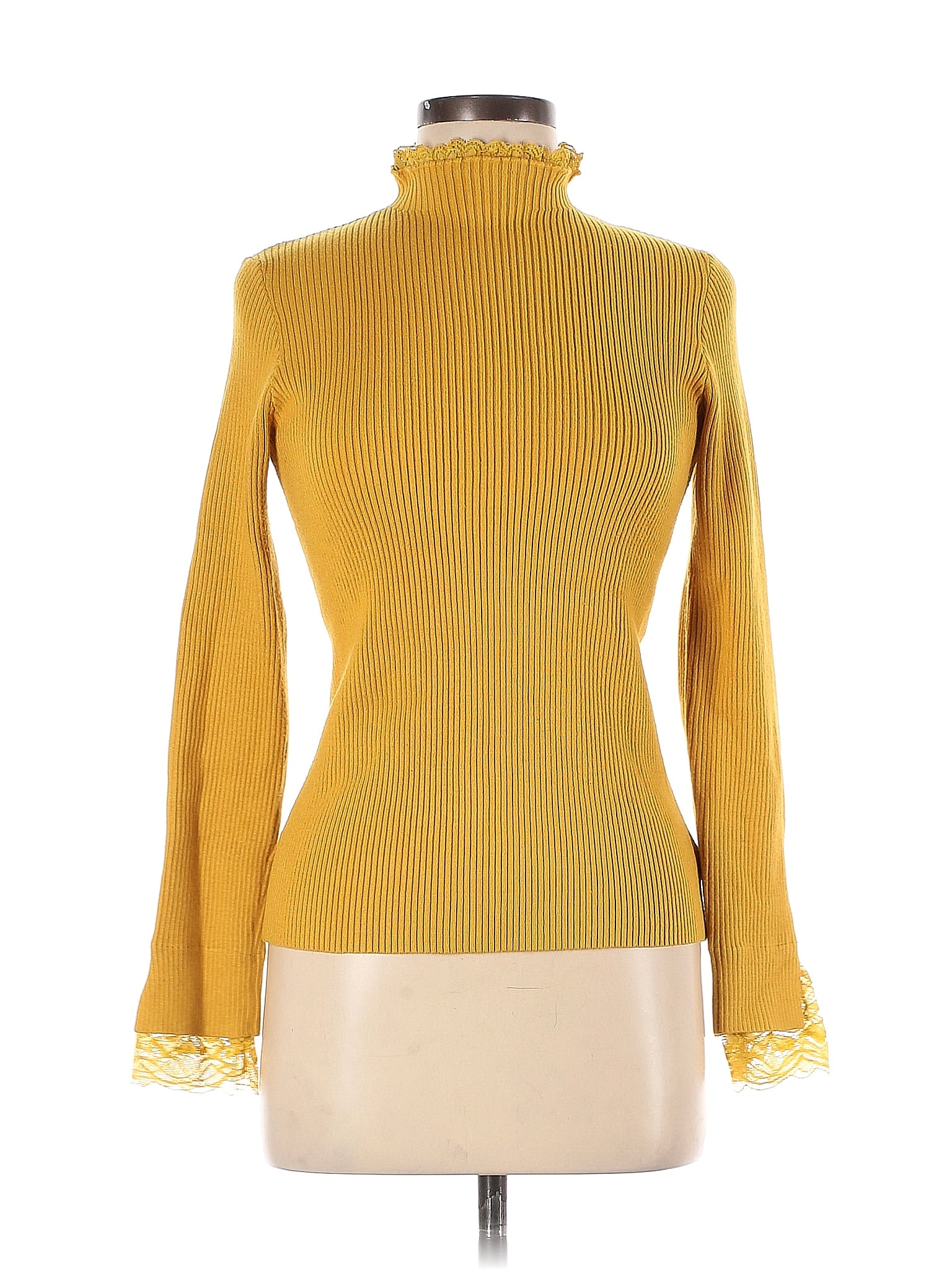 English factory turtleneck hot sale ribbed sweater