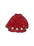 Florence Eiseman 100% Polyester Floral Motif Red Fleece Jacket Size 70 (CM) - photo 1