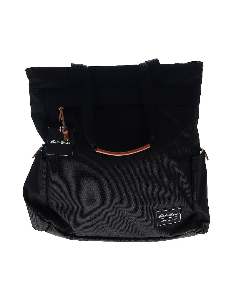 Eddie Bauer Solid Black Backpack One Size 75 off thredUP