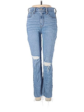 Madewell The Perfect Vintage Jean in Bradwell Wash: Ripped Edition (view 1)