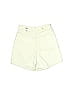 Zara 100% Cotton Solid Green Denim Shorts Size 0 - photo 2