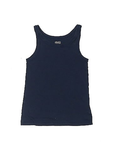 Gymboree 100% Cotton Solid Blue Tank Top Size 7 - 8 - 35% off