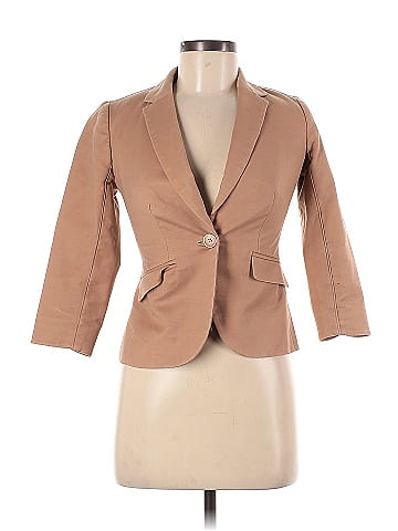 Petite tan outlet blazer