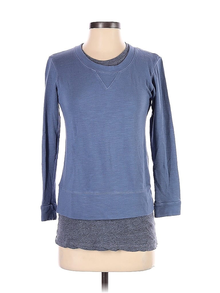 Monrow Blue Sweatshirt Size XS - photo 1
