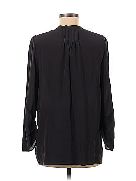 Odille Long Sleeve Silk Top (view 2)