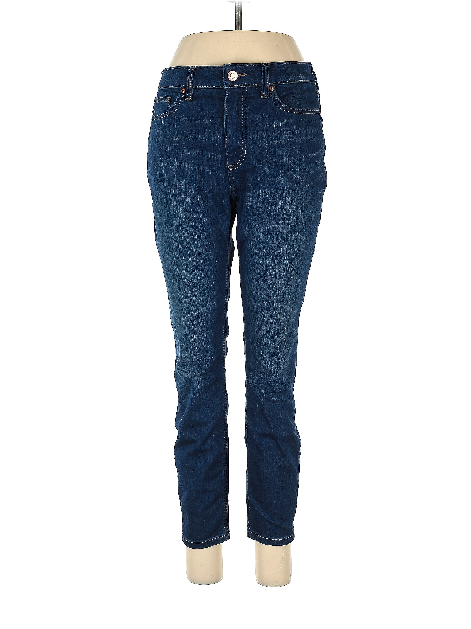 LC Lauren Conrad Solid Blue Jeans Size 4 - 68% off