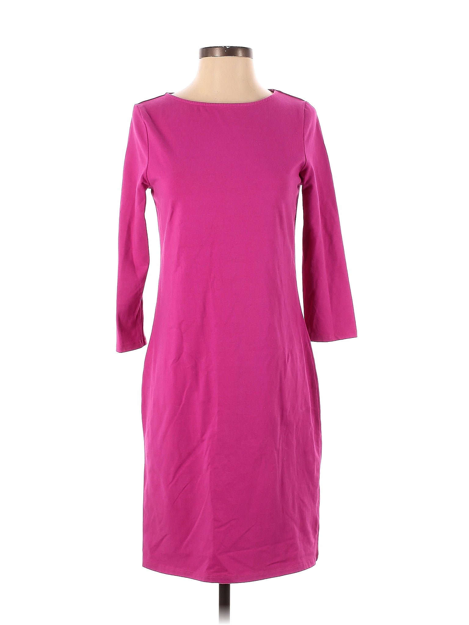 IMNYC Isaac Mizrahi Solid Pink Casual Dress Size XS 65 off