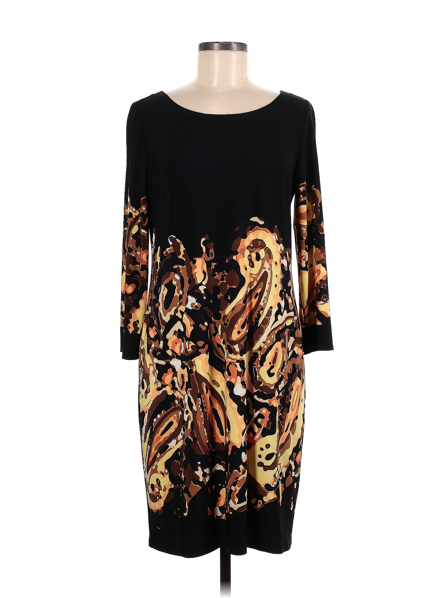 Tiana B. Color Block Black Casual Dress Size M - 64% off | thredUP