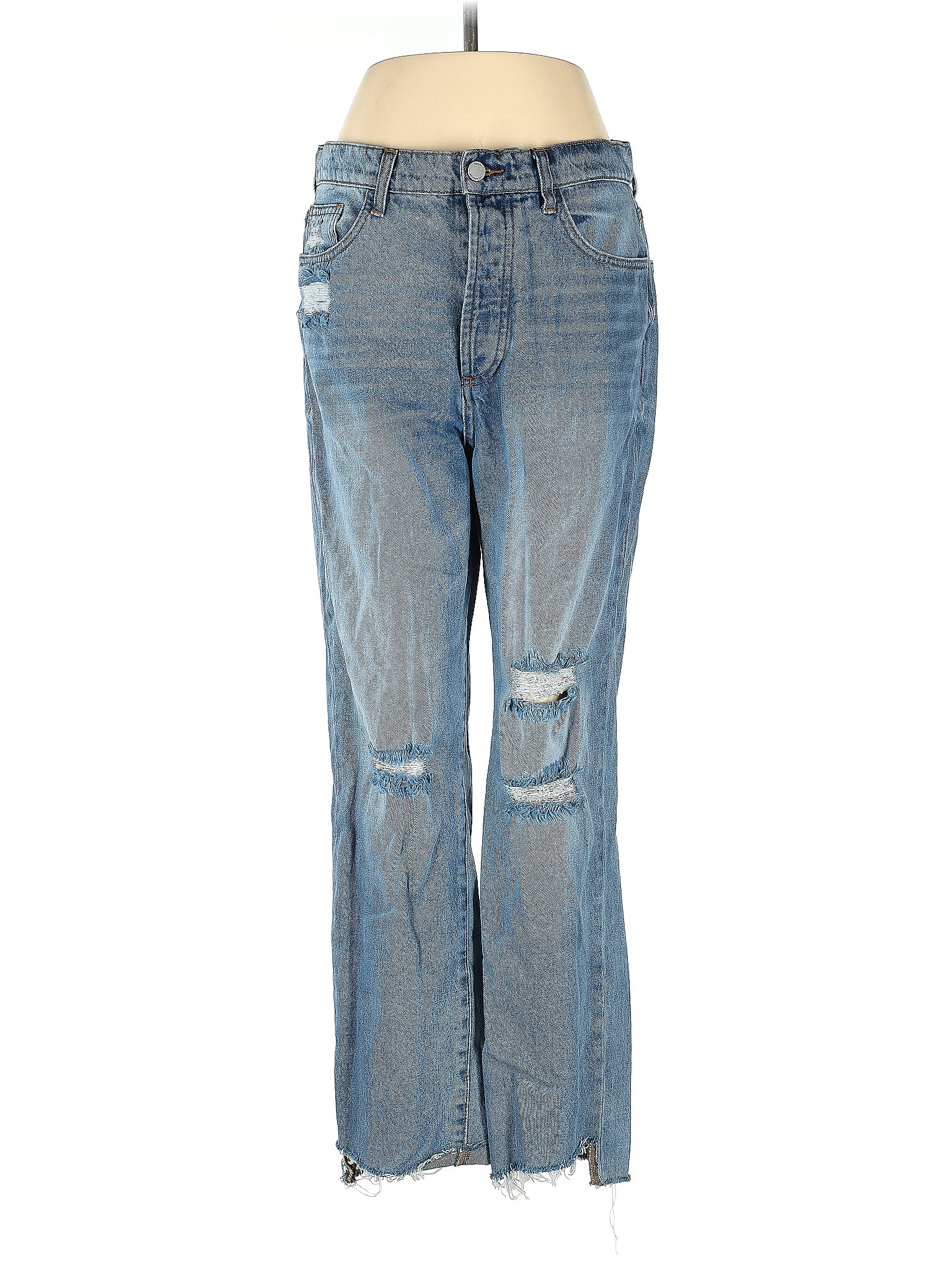 DSTLD 100% Cotton Solid Blue Jeans 29 Waist - 71% off