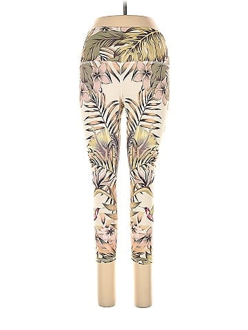 Evolution and Creation Tropical Multi Color Gold Active Pants Size M - 42%  off
