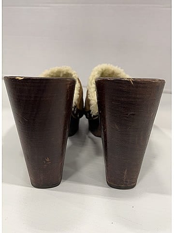 Miu miu discount shearling clog