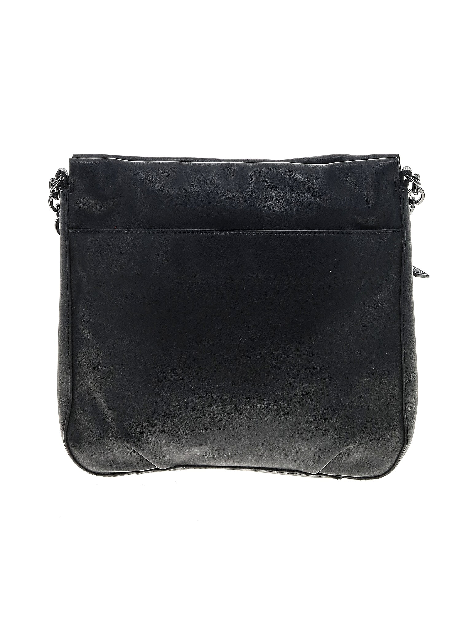 Simply Vera Vera Wang Graphic Solid Black Crossbody Bag One Size