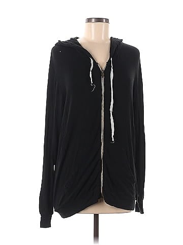 brandy melville grey zip up hoodie, Women's Fashion, Coats