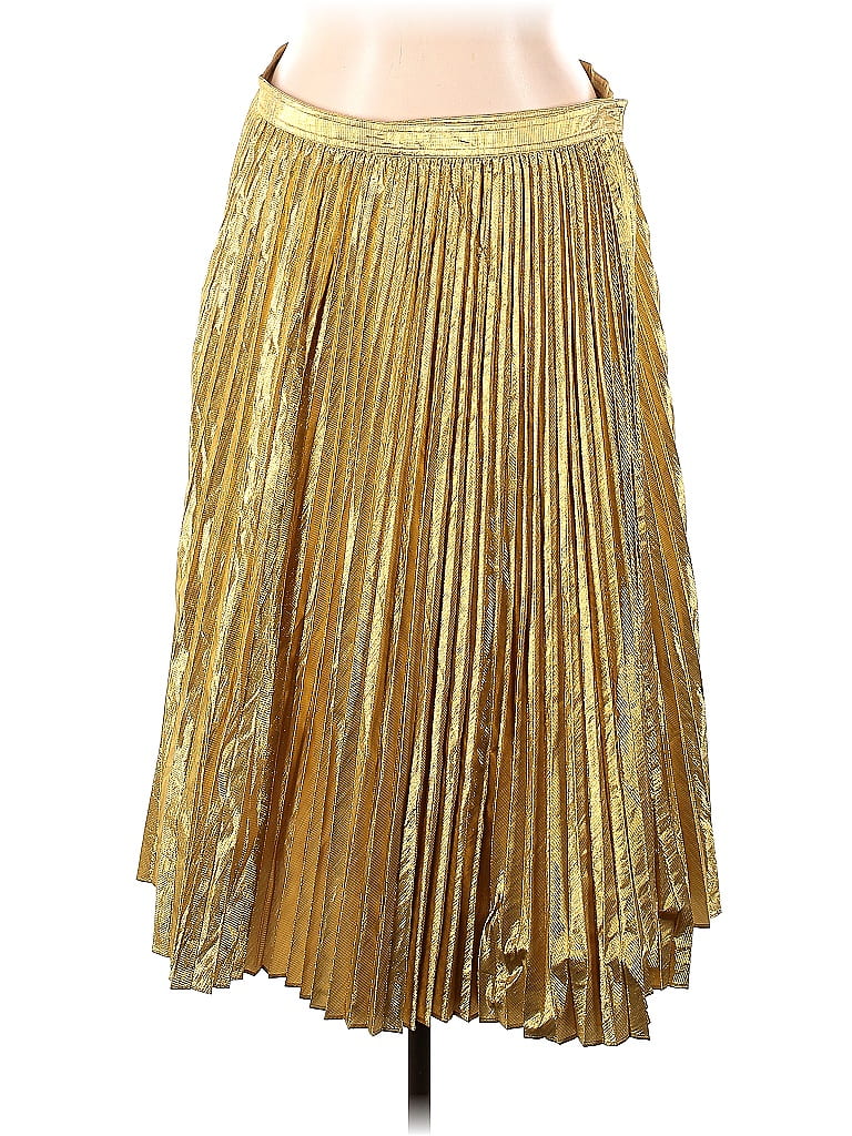 J.Crew Metallic Gold Formal Skirt Size 16 73 off thredUP