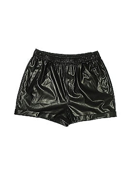 Amaryllis Faux Leather Shorts (view 1)