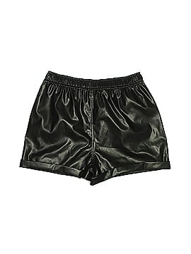 Amaryllis Faux Leather Shorts (view 2)